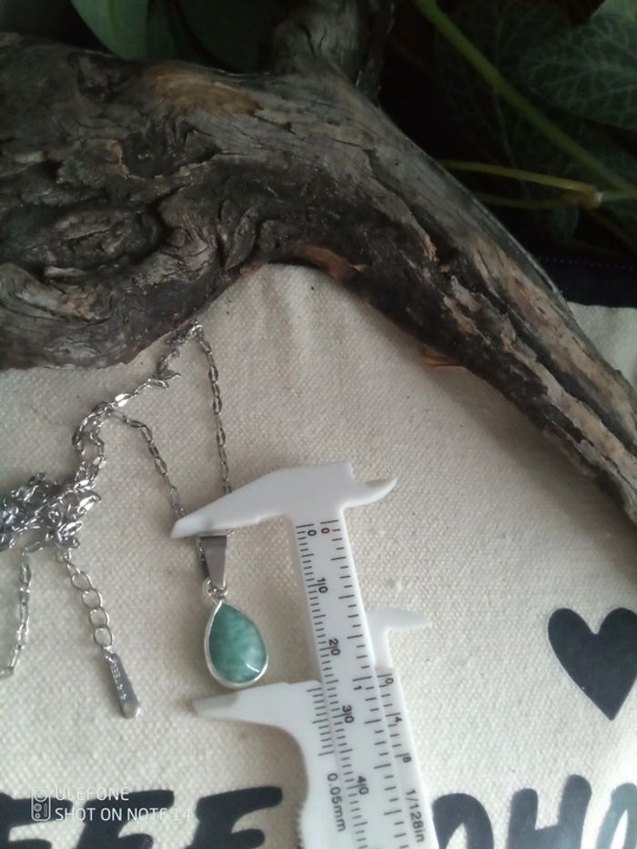 Collier amazonite pierre naturelle - photo numéro 2