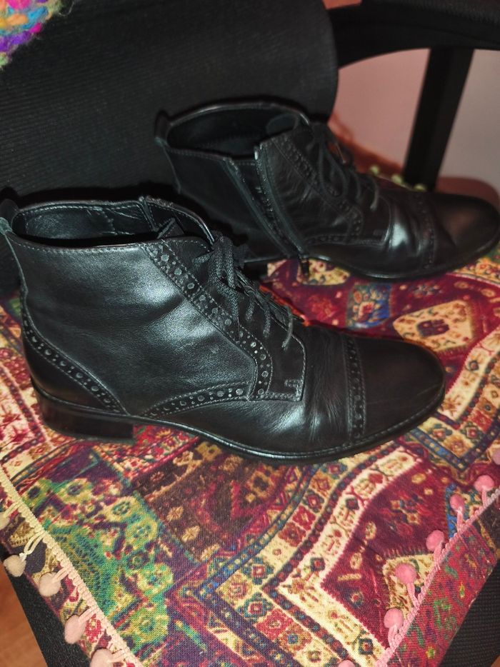 Bottines derbies Gabor cuir véritable pleine fleur