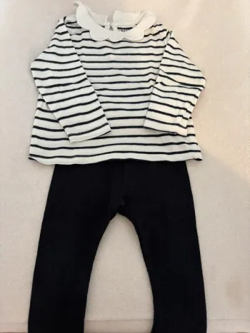 Ensemble bébé fille taille 9mois