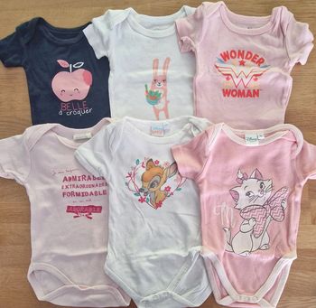 Lot de 6 bodies MC