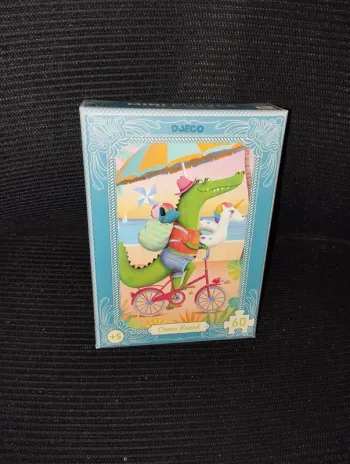* Mini puzzle Croco Beach 60 pièces par Djeco