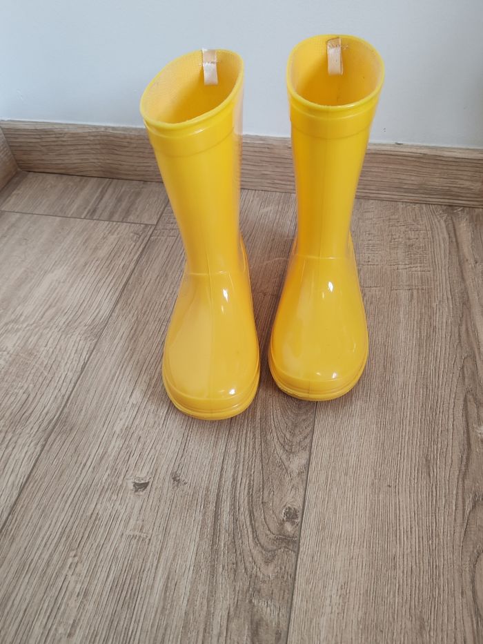 Bottes 26-27 jaunes enfant - photo numéro 2