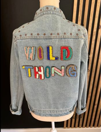 Veste jean perles Amenapih