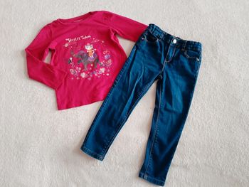 Ensemble jeans Skinny et t-shirt manches longues 5 ans