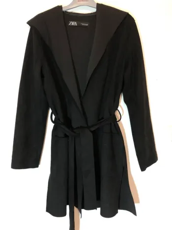 Manteau  noir Zara