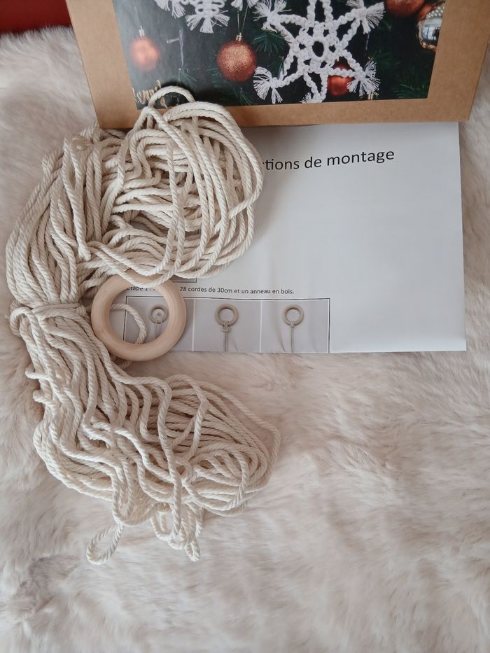 Neuf: Kit déco Étoiles en macramé - photo numéro 4