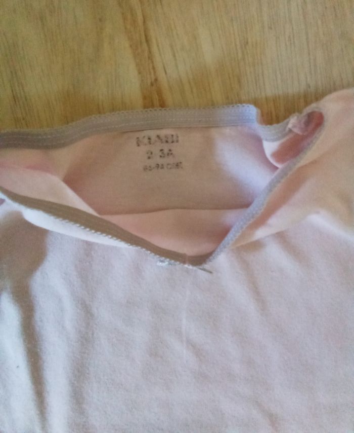 Lot 2 chemises de corps manches courtes Tex taille 2/3 ans - photo numéro 3