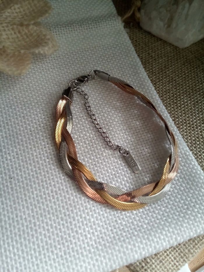 Bracelet triple couleur - photo numéro 2