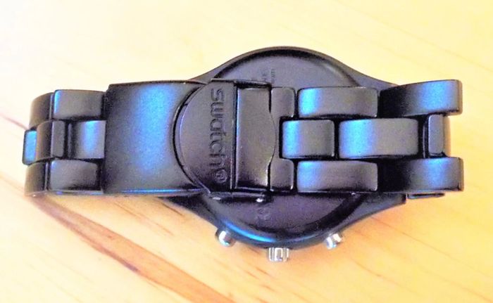 Montre SWATCH Sport "Full Blooded Smokey Black" - photo numéro 7