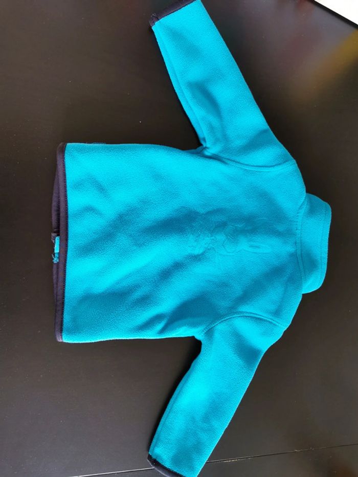 Polaire bleue taille 9 mois - photo numéro 2