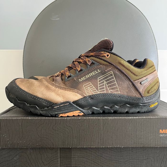 Chaussures de randonnée homme Merrell Annex Gore-tex cuir marron P. 44,5 - photo numéro 5
