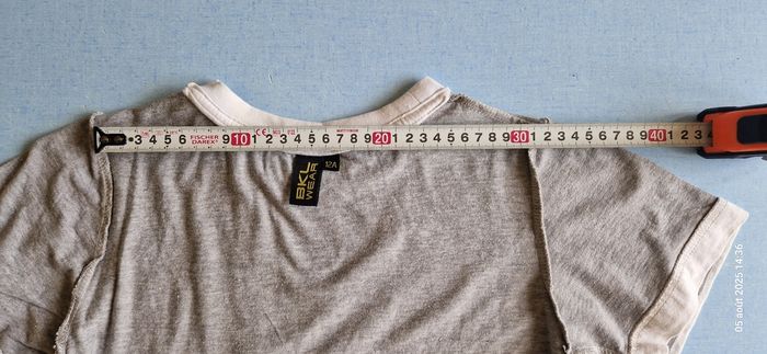 T-shirt garçon 12 ans gris et blanc - photo numéro 5