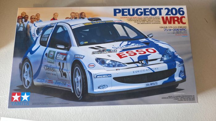 Maquette Peugeot 206 WRC1/24eme - photo numéro 1