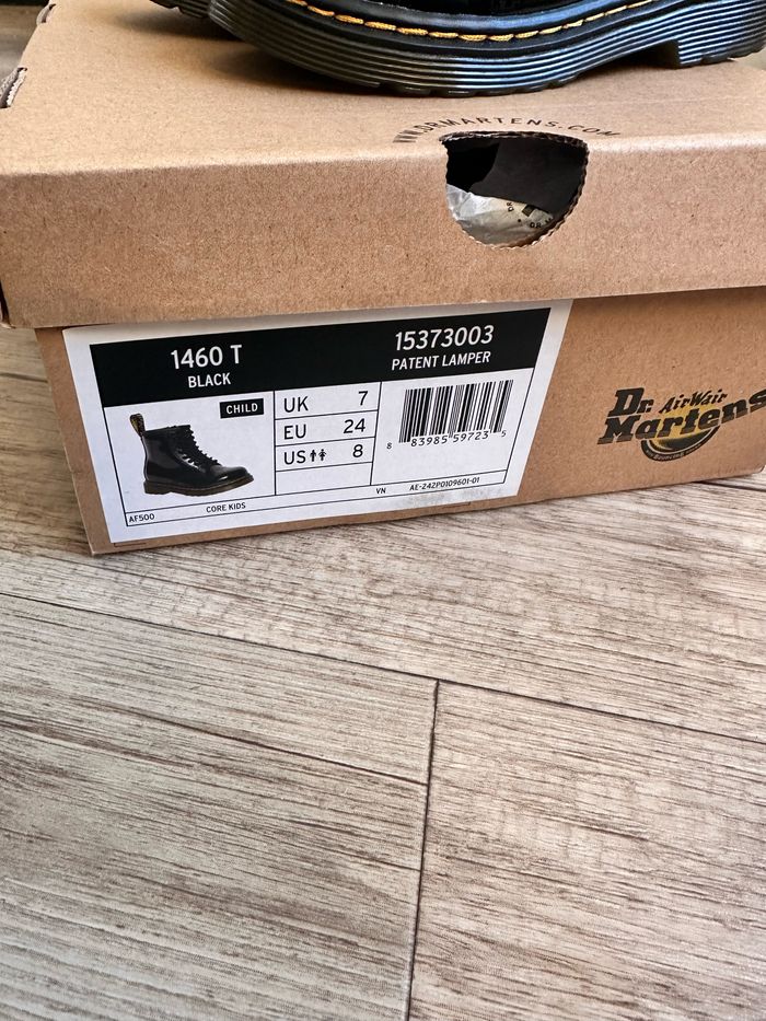 Bottines vernies noir dr Martens taille 24 - photo numéro 10