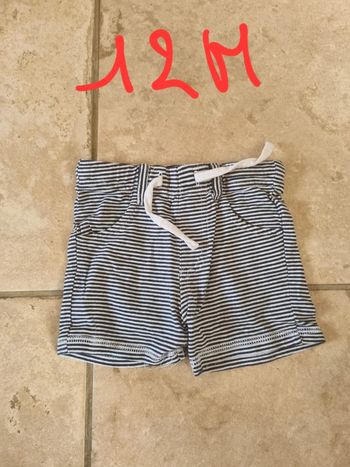 Short 12 mois garçon