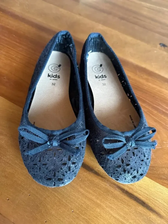 Gemo Ballerines Fille Ballerines ArgentÃ©es Ballerines Gemo Kids