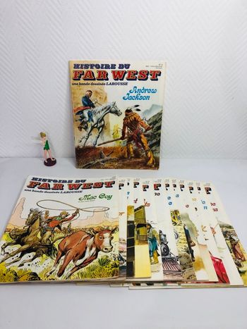 Histoire du Far West : une bande dessinée Larousse tome de 14 à 26