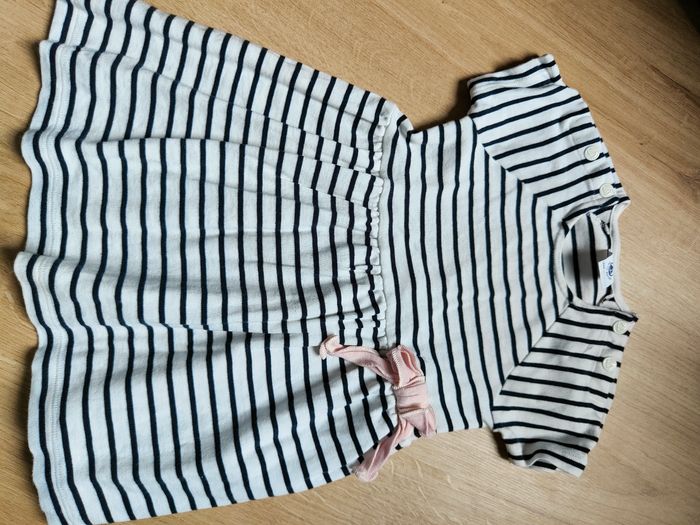 Ensemble robe et gilet petit bateau 18 mois - photo numéro 2