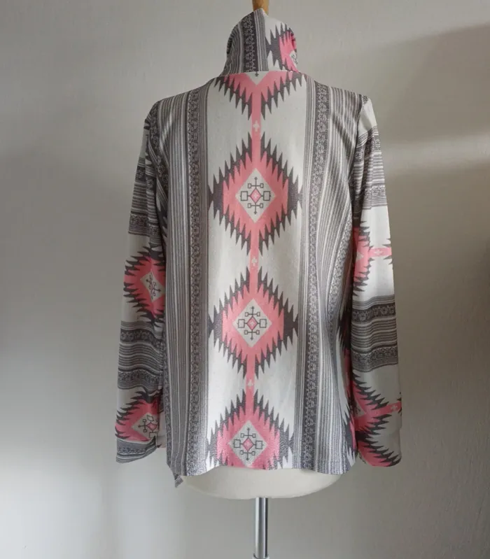 Gilet style poncho taille L - photo numéro 5