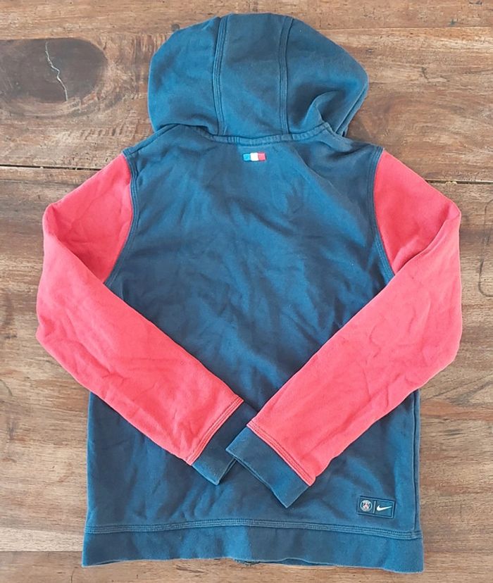 Sweat Gilet Zippé à Capuche Nike Officiel PSG - photo numéro 2