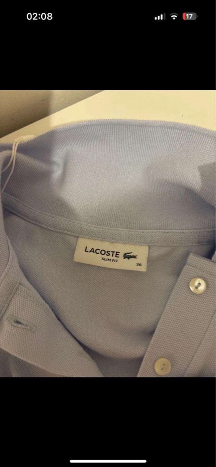Robe Lacoste neuf
