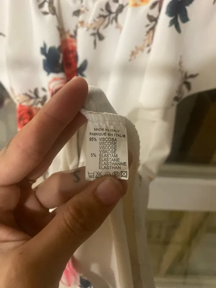 Robe fleurie ceintree taille unique - photo numéro 8