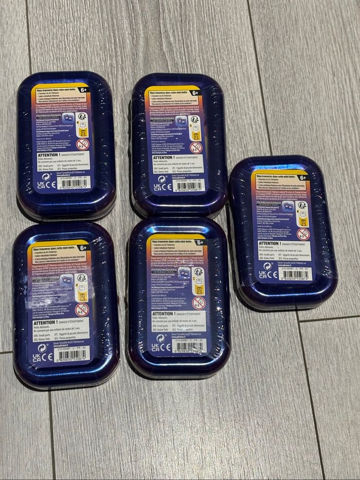 Lot Mini tins kanto - photo numéro 2