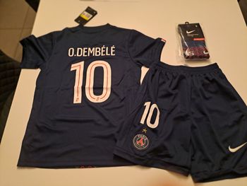 Ensemble dembele 10ans psg maillot etoile
