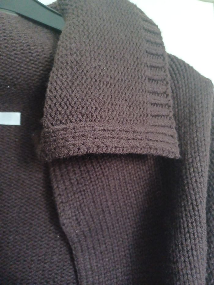 Gilet marron manches longues Promod taille 1/S - photo numéro 6