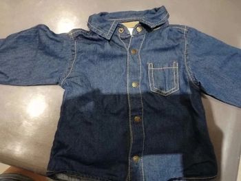 Chemise manche longues 6 mois jean