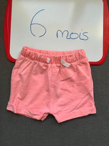 Short léger rose orchestra 6 mois