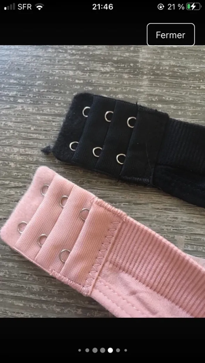 Neuf jamais porté superbe lot de 3 soutien gorge en M 38 - photo numéro 7
