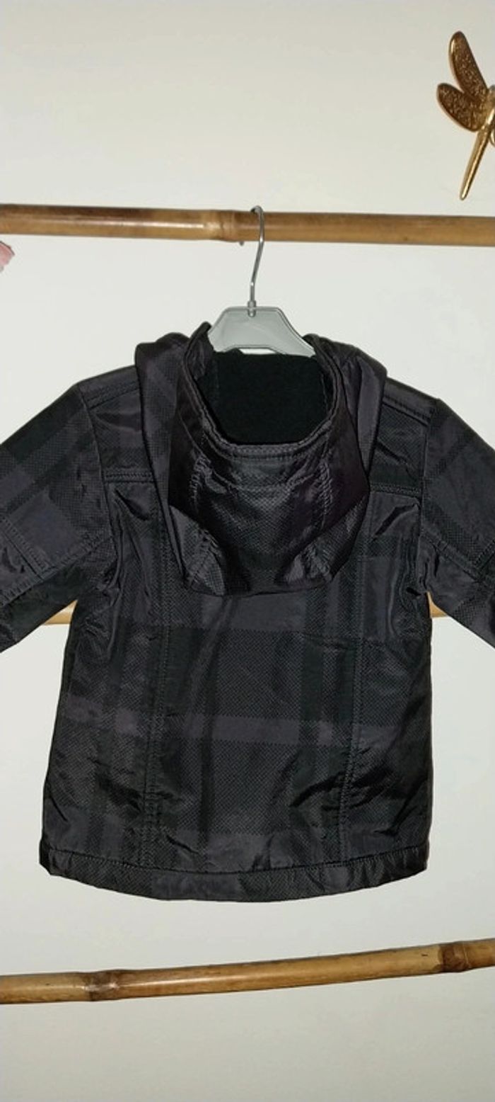 Manteau / Blouson noir intérieur polaire état neuf Taille 2 ans - photo numéro 8