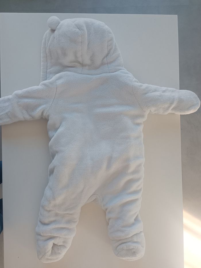 Combinaison hiver Minnie 3 mois blanche