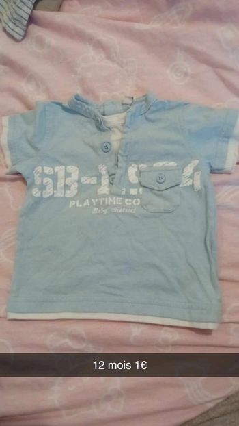 Polo bleu