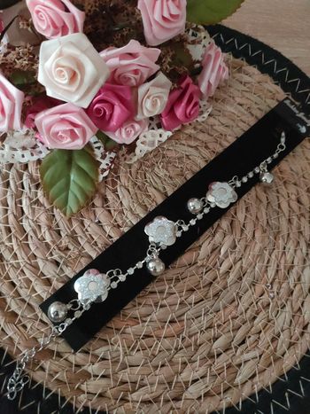 🌿Bracelet réglable motif fleurs🌿