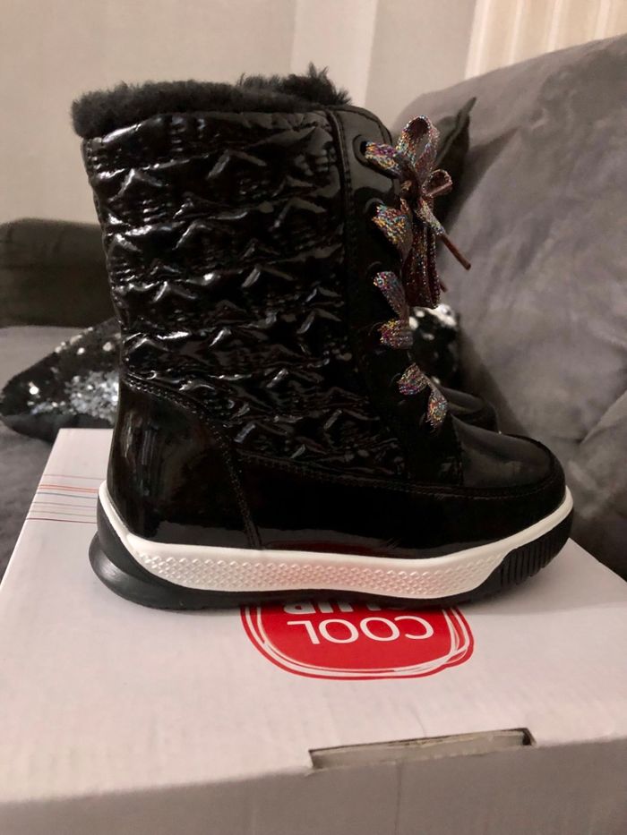 Bottines fille noire vernis - photo numéro 3