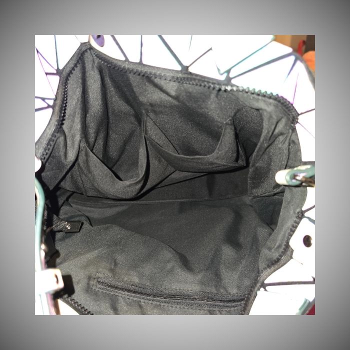 Sac à Main Géométrique Réfléchissant / Holographique – Bandoulière Amovible – Style Tendance - photo numéro 4