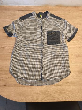 Chemise manche courte 12 ans