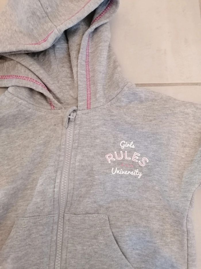 Sweat zippé portée une fois comme neuve - photo numéro 2