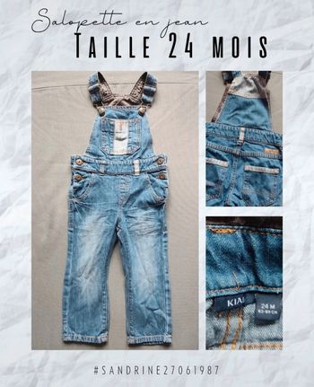 Salopette en jean
