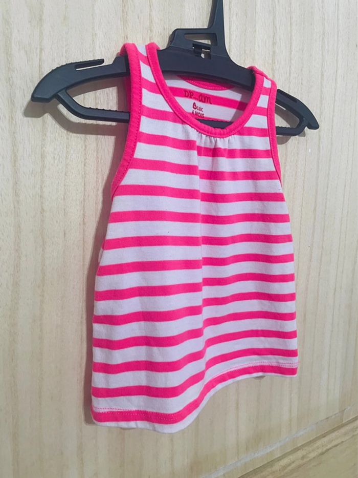 Débardeur rose basic dpam - 6 mois - photo numéro 6