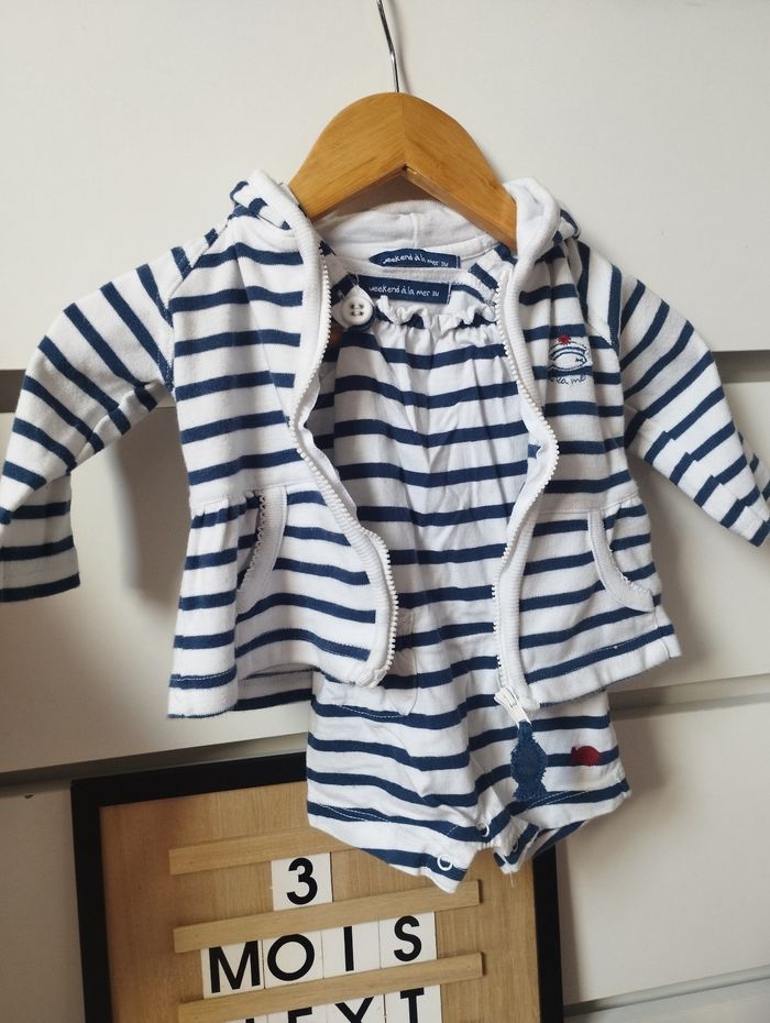 Lot été fille marinière 3mois - photo numéro 4