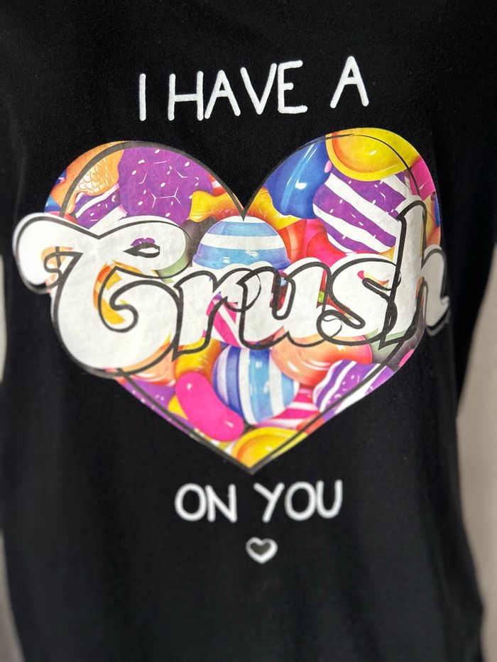 T-shirt noir candy crush size M - photo numéro 2
