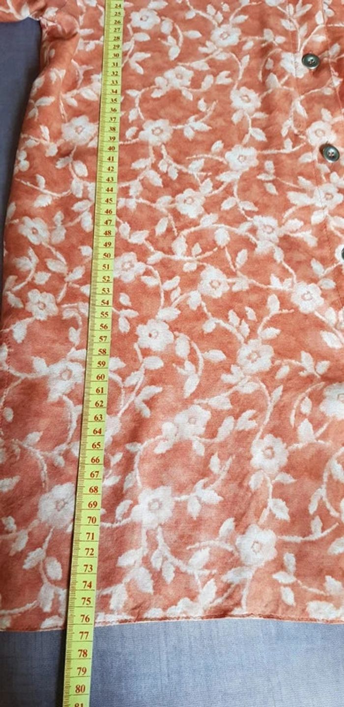 Chemise longue vintage ou tunique femme - T. 40/42 - photo numéro 7