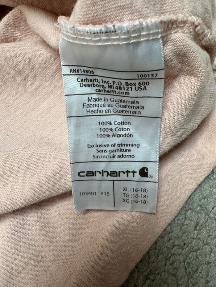 Tee-shirt à manches longues Carhartt Taille 16 ans - photo numéro 4