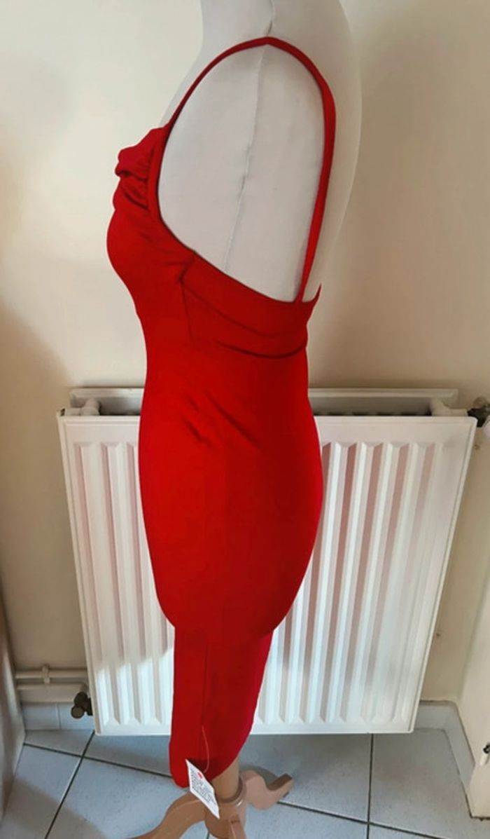 Robe à bretelles, rouge, Asos - photo numéro 5