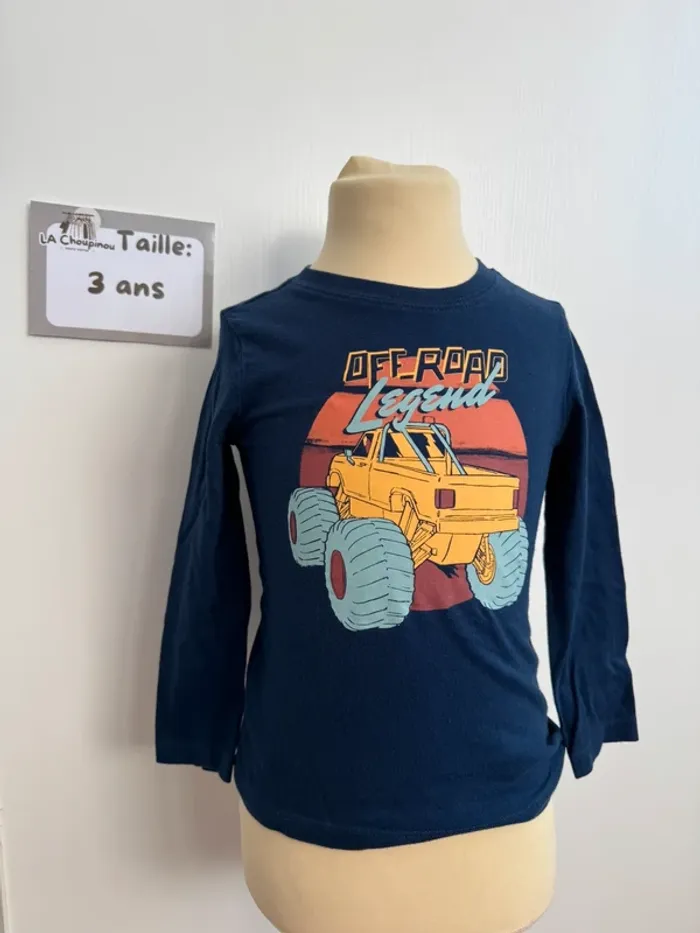 Tee shirt manches longues - taille 3 ans 🌼