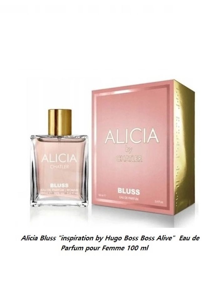 Alicia Bluss "inspi Hugo Boss Boss Alive " Eau de Parfum pour Femme 100 ml