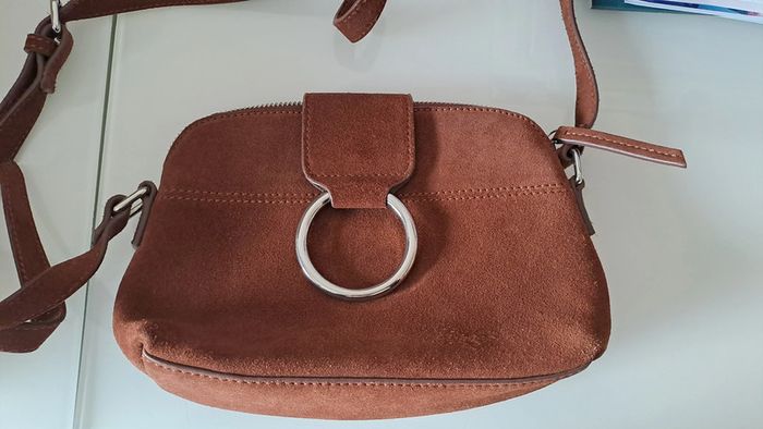 Sac cuir suède